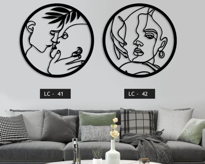 לייזר עגול- אמנות קו בחיתוך לייזר, מנימליזם